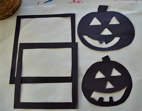 pumpkin cut outs for crafts for kids