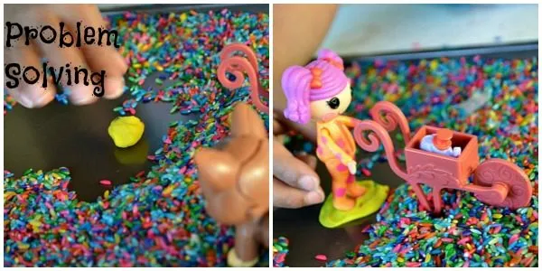 kids activities with rice