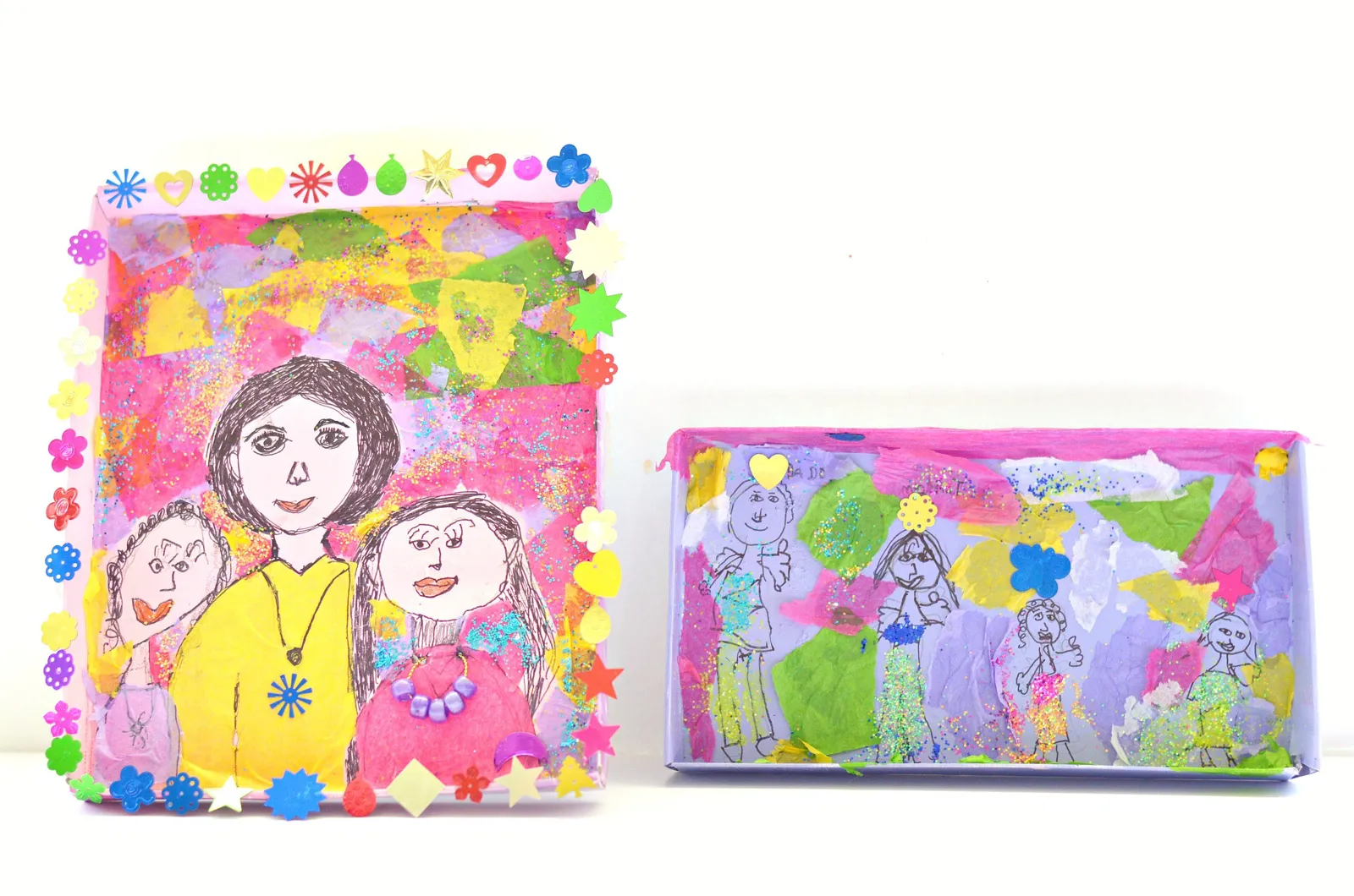 family portraits art activity for back to school