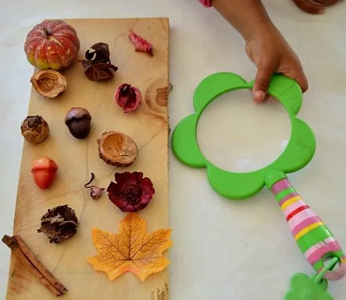 nature block sensory items