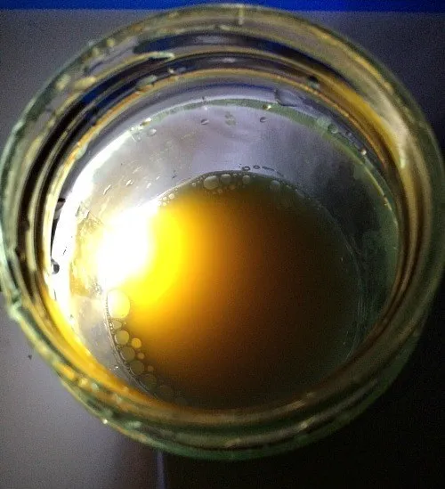 yelloworange sunset in a jar experiment for kids