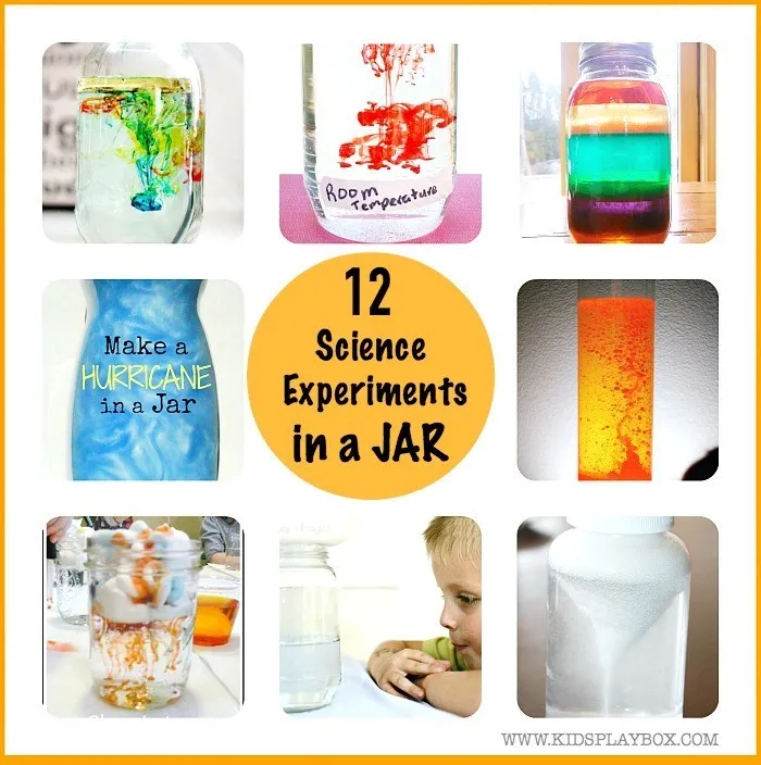 Science Experiments for Kids : 12 science experiments in a jar