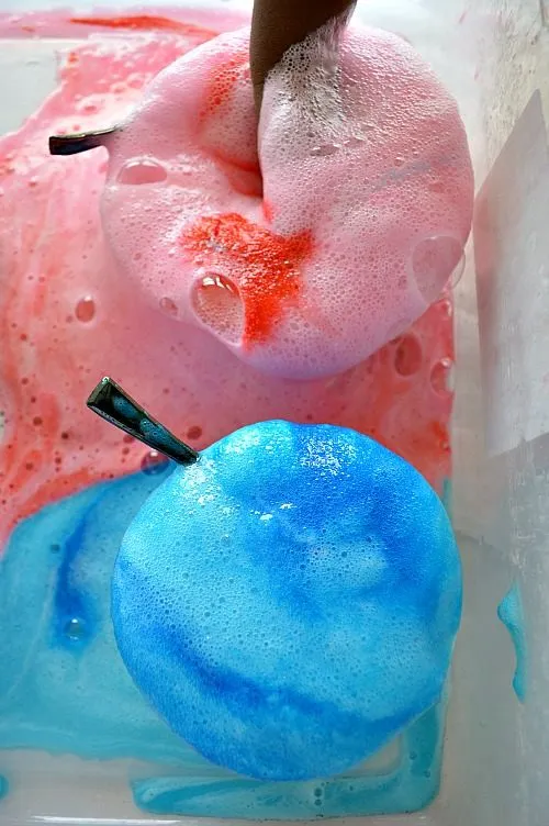 colorful science experiment