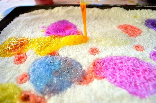 colorful salt tray
