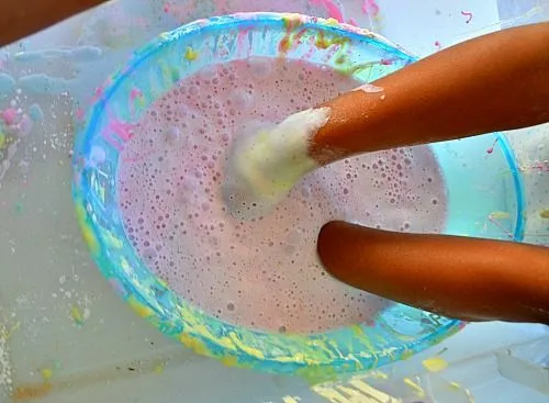 make soapy goop