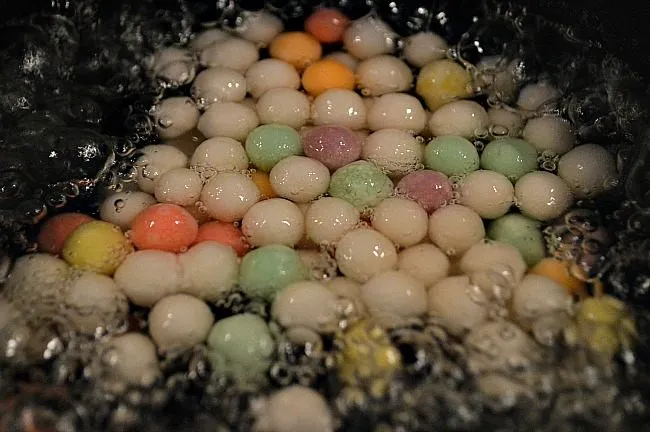 cooking boba