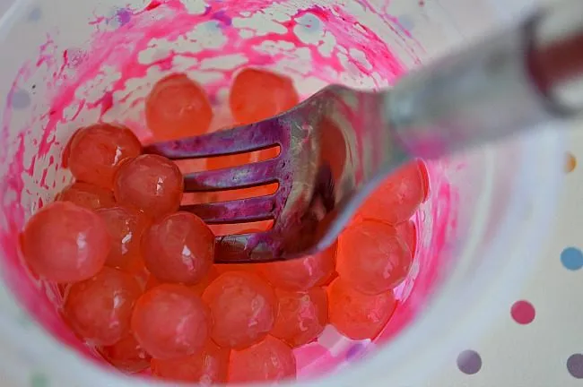 Coloring with food color