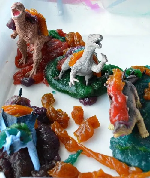 FAIRIES AND DINOSAURS IN SMALL WORLD