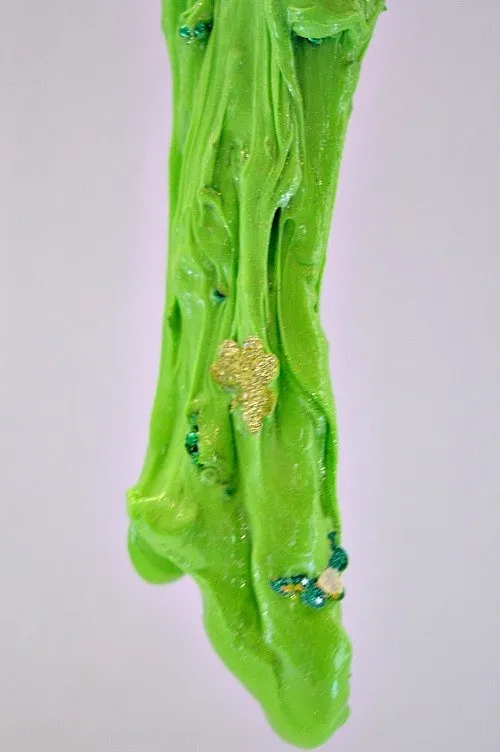 sparkles st patricks day slime