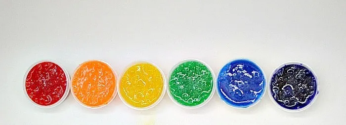 rainbow silly putty play recipe