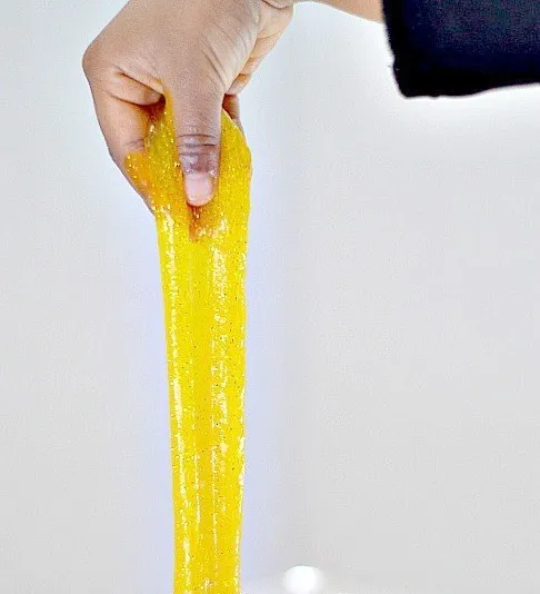 yellow slime play recipe