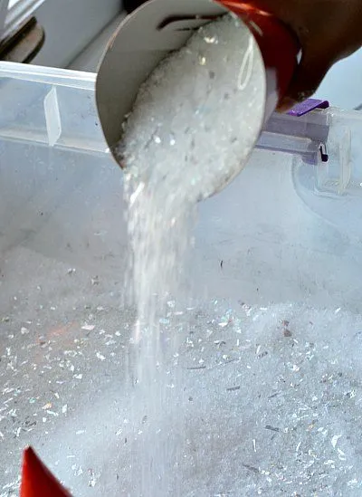 snow water fall