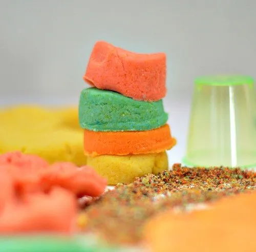 sand dough for kids