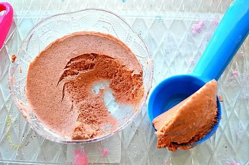 sensory play icecream