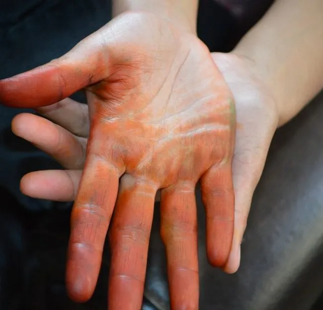 sensory activtes koolaid stain