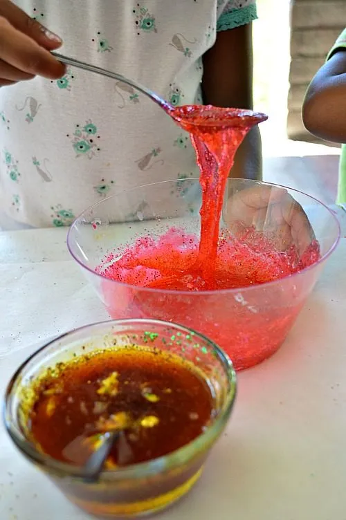pink gooey stuff