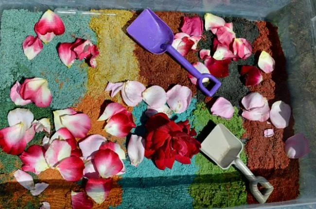 sensory activities wih sand