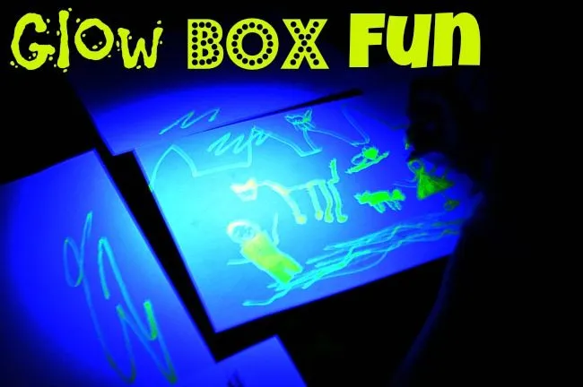 glow in the dary play idea