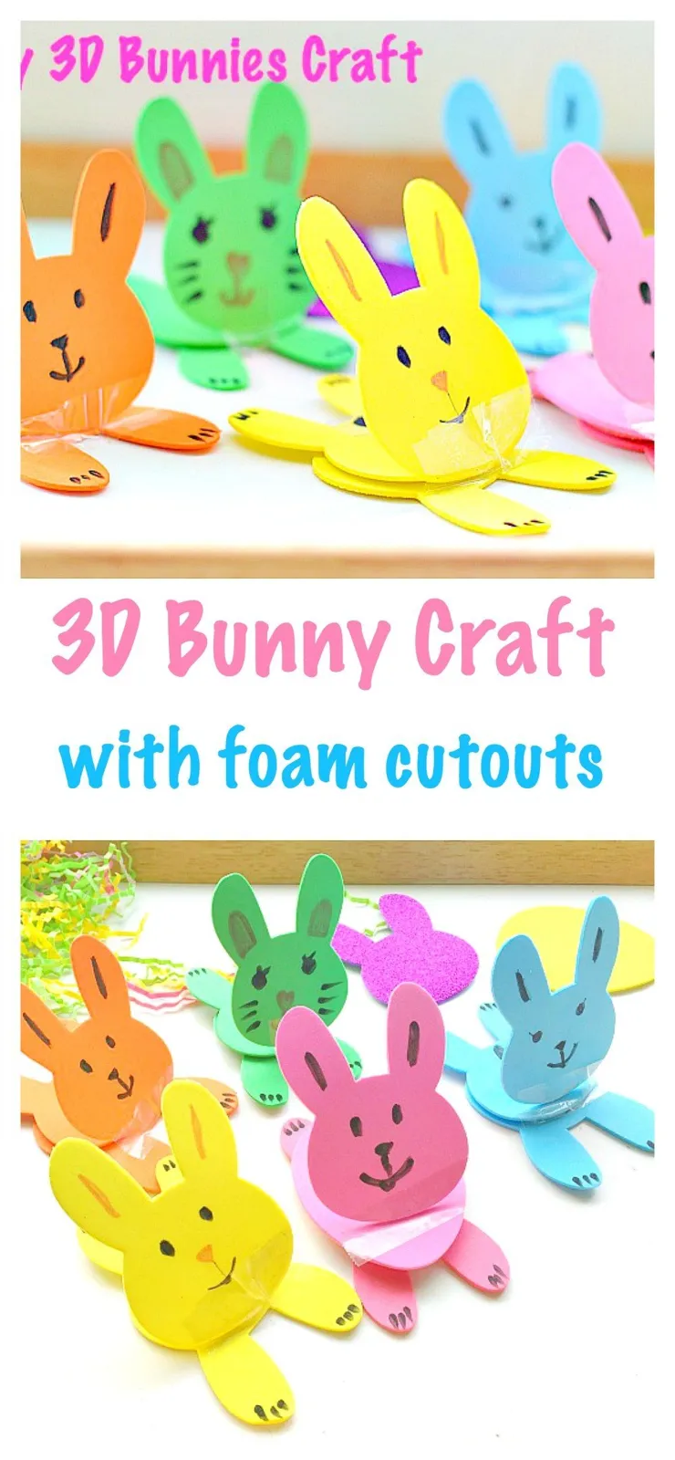 Make 3d bunnies for easter
