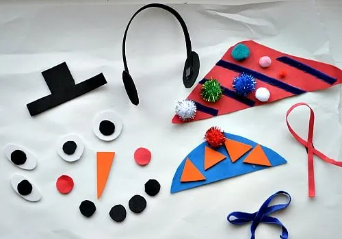 materials for snowman play