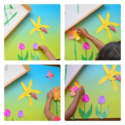 process of making spring art