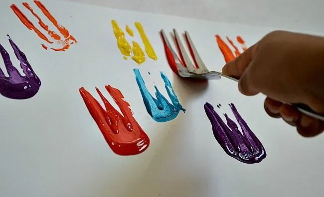 printing activities with fork