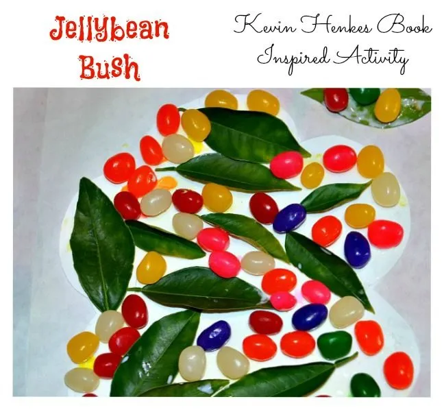Spring Crafts : Jellybean Bush inspired by "My Garden" by Kevin Henkes