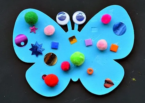 butterfly foam craft