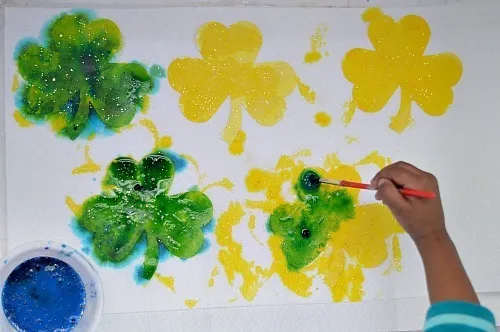 izzing science shamrock art