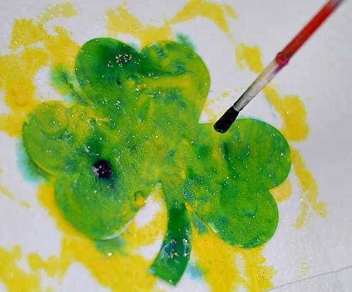 sciene and art shamrock art