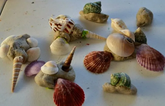 all creature using sensory sand dough