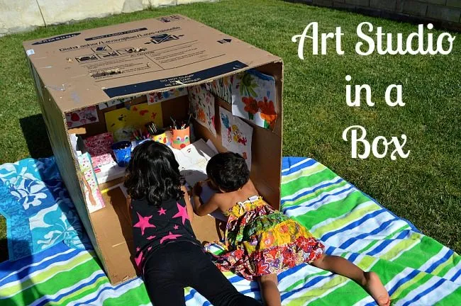 recycled crafts with box