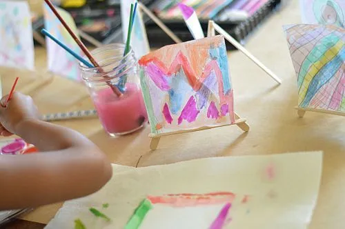 making mini art