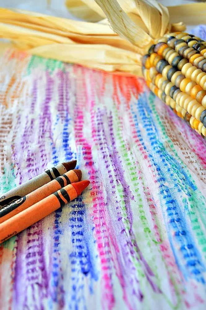 thanksgiving art projects with corn