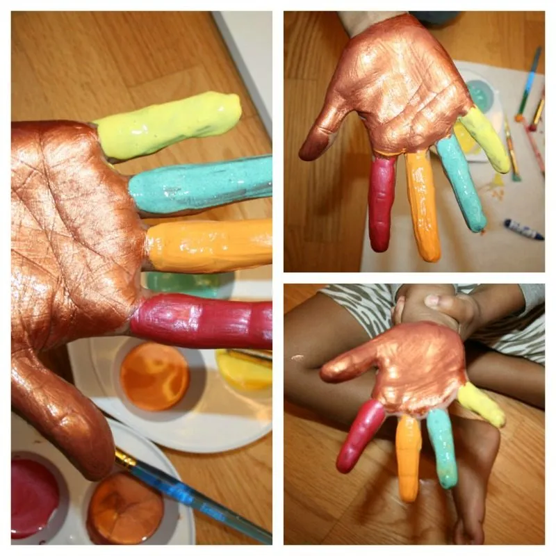 hand turkey for thanksgiving
