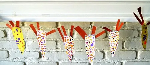 corn craft garland