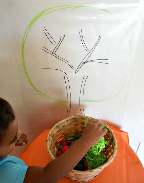 apple tree outline for apple crafts
