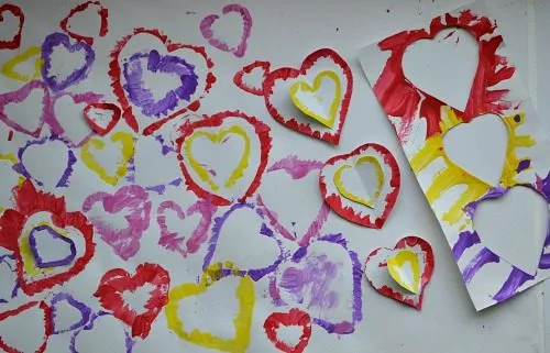 stencils art for valentines day