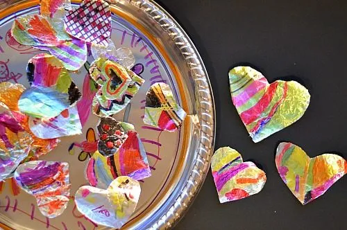 invitation to create hearts collage