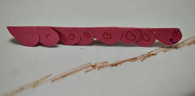 crafts for valentines with worms hearts