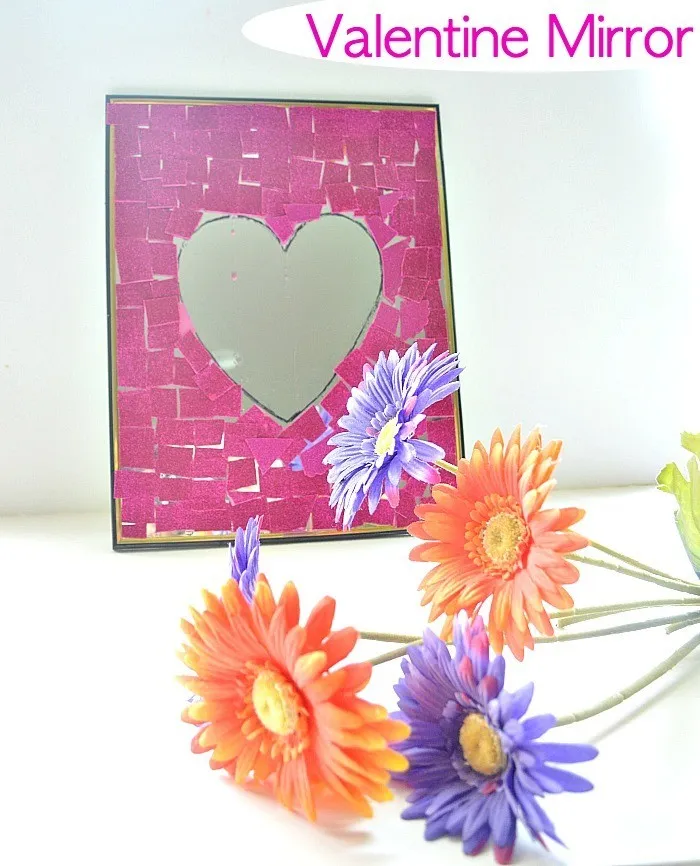 Valentine  Day Craft - Valentine Mirror