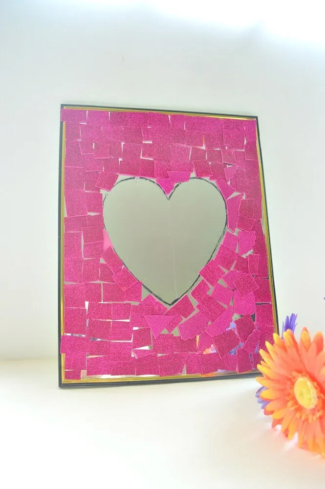 Valentines day activity with foam