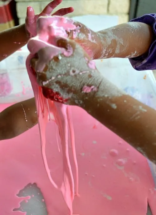 oobleck fun with a rose scent