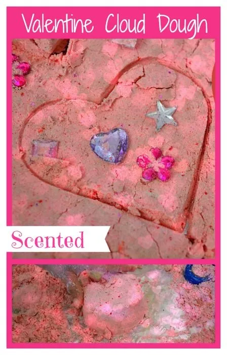 Valentine's Day Activities : Sweet Smelling Cloud Dough