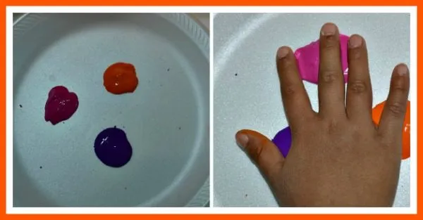 valentine's day handprint card activity