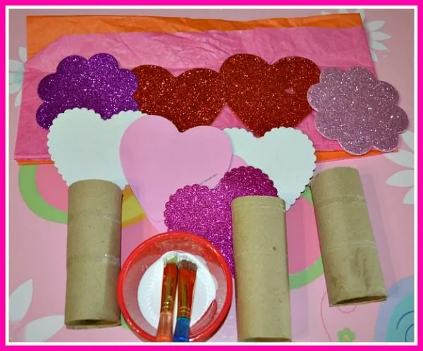 Valentine's day crafts butterflies