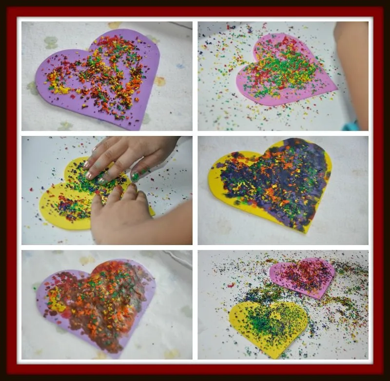 melted crayon